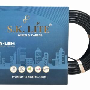 SK Lite FR-LS 2.5 SQ-MM, 90 Metres PVC Insulated Copper Wire Single Core Flexible House Cable for Domestic & Industrial Connections, Electric Wire